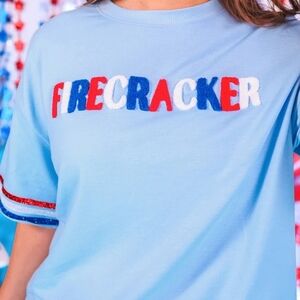 Jess Lea Light Blue Graphic Tee